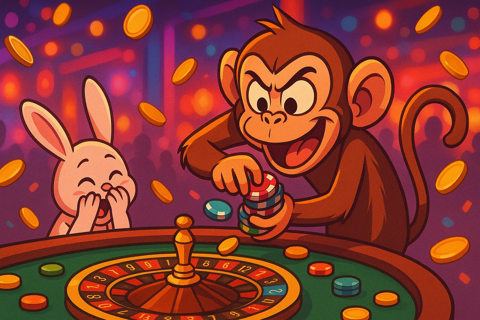 Layar permainan Gonzo's Quest menampilkan blok-blok simbol berwarna dengan pengganda aktif